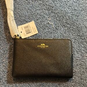 Coach Black Wristlet Clutch